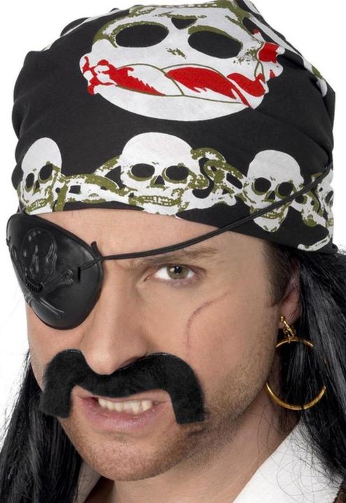 Produktbild Smiffys Piratenkopftuch mit Totenkopf