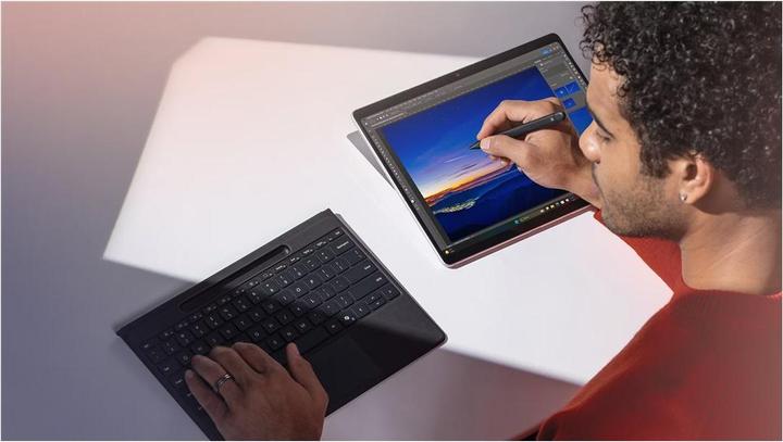Produktbild Microsoft Surface Pro Flex Keyboard for business mit Slim Pen (Belgisch, Kabellos)