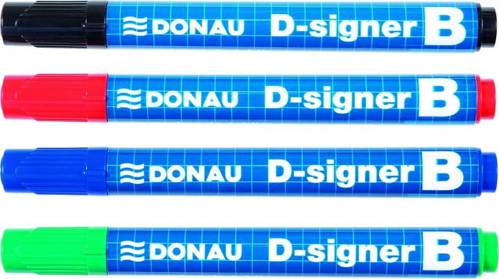 Actual product image Donau Whiteboard marker d-signer b, round, 2-4mm (line), green