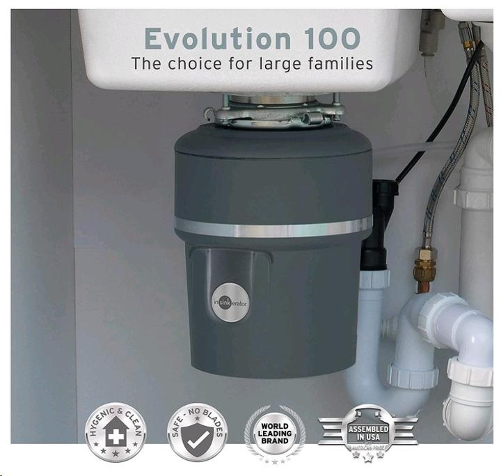 Produktbild Insinkerator Evolution 100 Müllschlucker zerkleinerer (515 W)