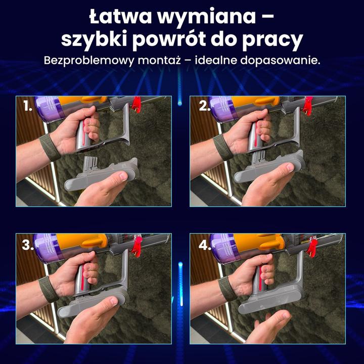 Image du produit Extralink Batterie Akku für Dyson Staubsauger V11 (Click type) 25.2V 4000mAh