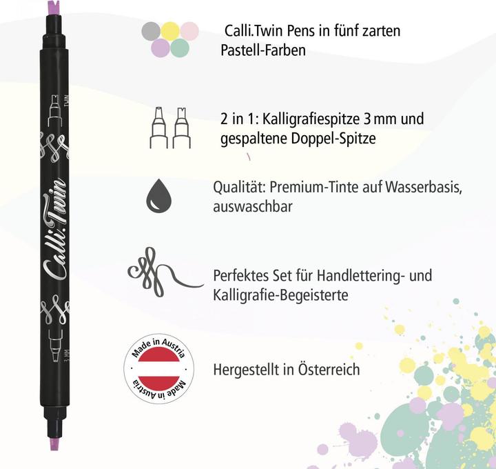 Image du produit Online CALLI BRUSH TWIN - Stylo fibre (5 x)