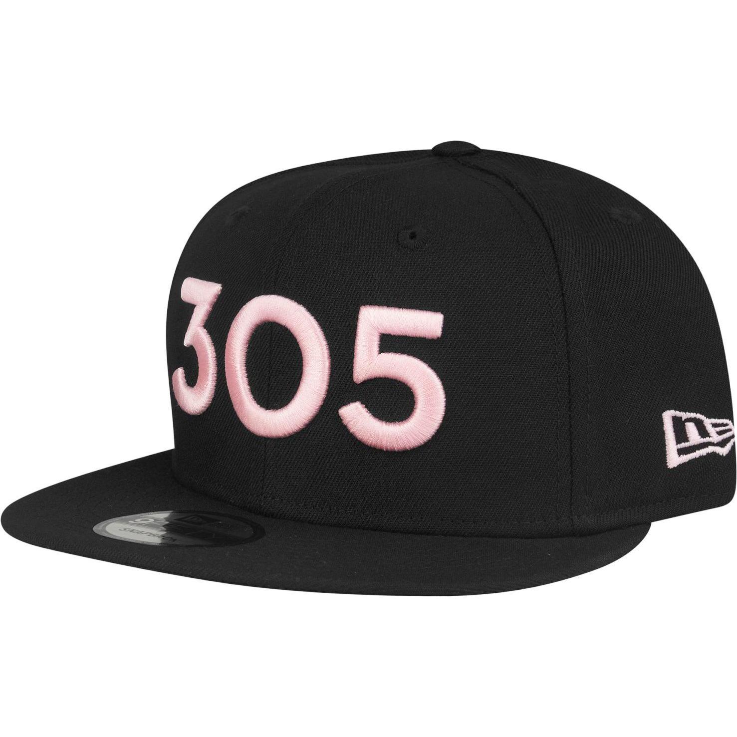 New Era, Herren, Cap, 9Fifty Mls Inter Miami 305, Schwarz