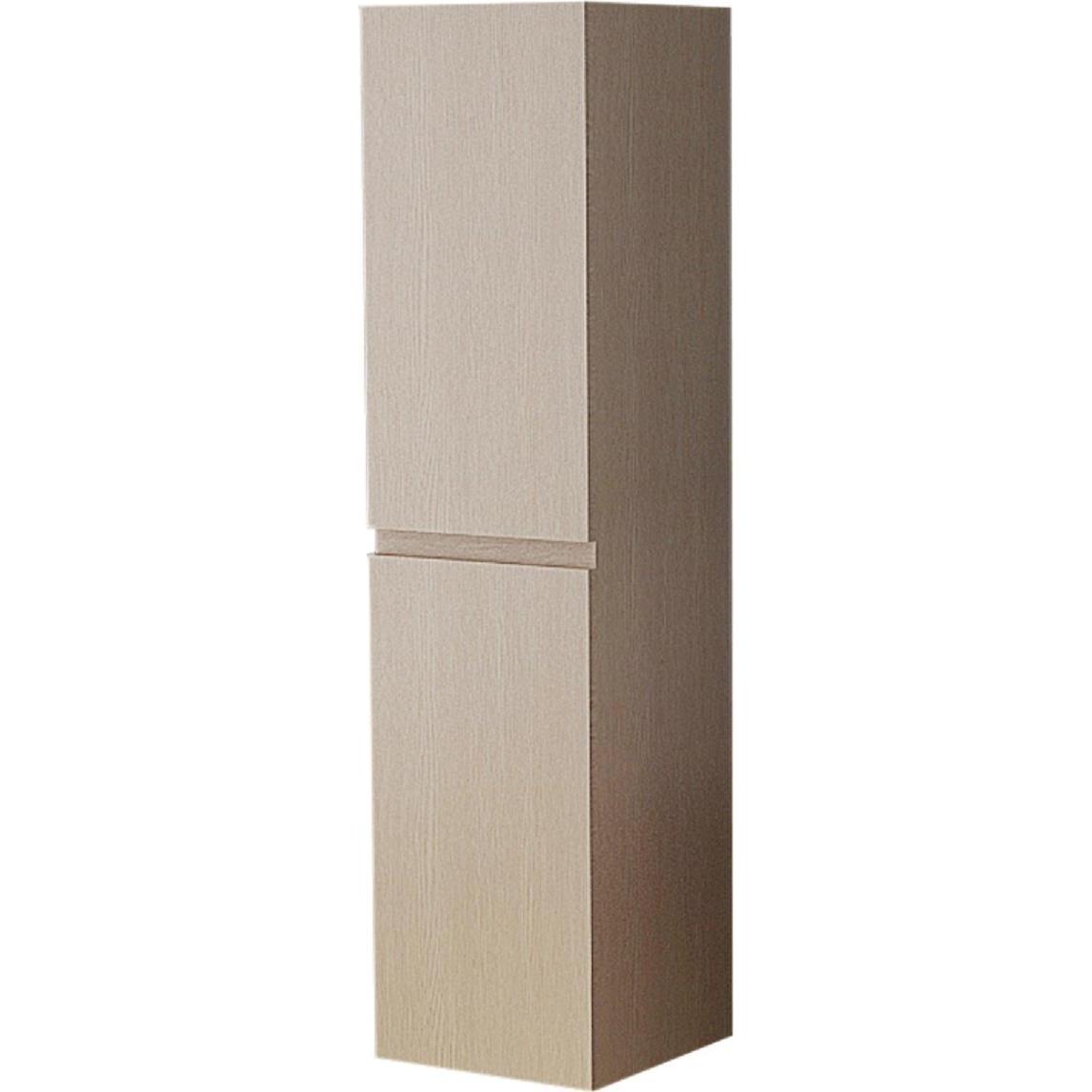 Jet-Line, Badezimmerschrank, Badschrank Zug in Holzoptik-hell (40 x 40 x 35.5 cm)