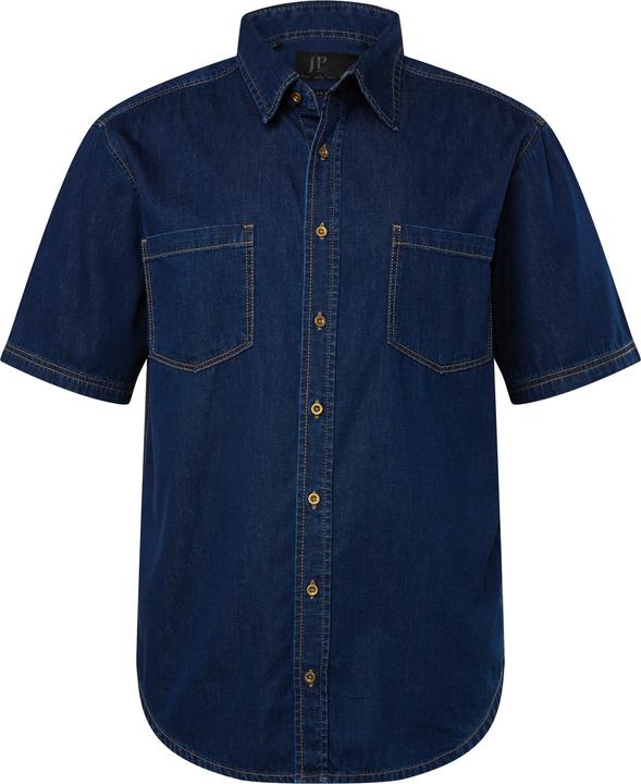 Immagine prodotto JP1880 Denimhemd, Denim, Halbarm, Modern Fit Passform, Kent Kragen, bis Gr. 8XL (7XL)