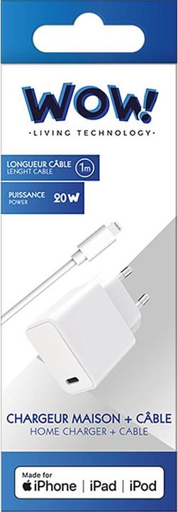 Produktbild WOW WOWCS20WCPDCBLCMFIW Netzteil (20 W)
