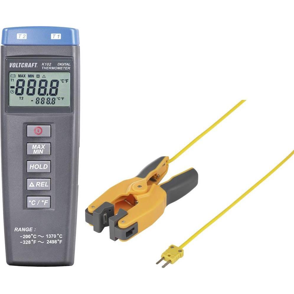 Voltcraft, Detektor, Digital-Thermometer + Rohranlegefühler