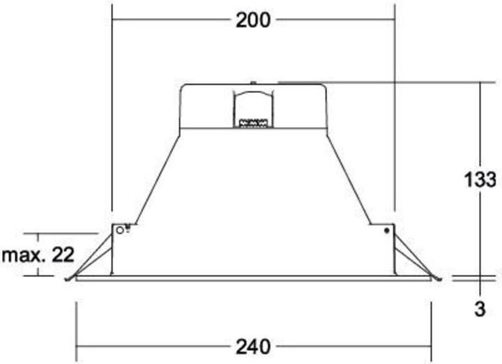 Produktbild Brumberg LED-Einbaudownlight (1880 lm)