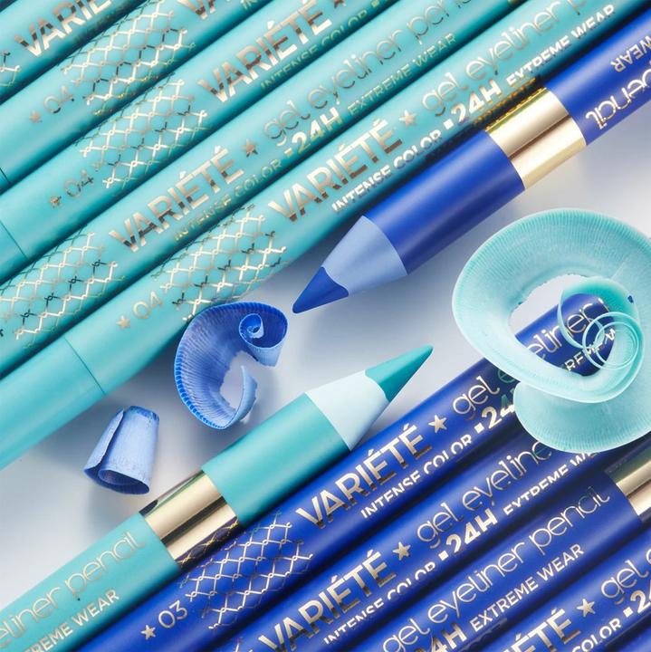 Immagine prodotto Eveline Variete Gel Waterproof Eyeliner 03ue 9G (03 blu)