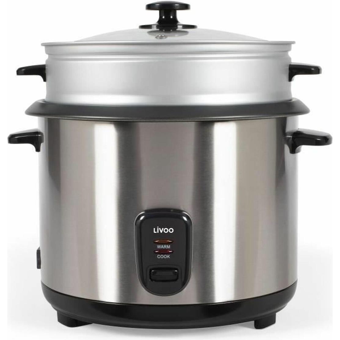 Livoo Reis- und Dampfgarer Edelstahl (DOC293)