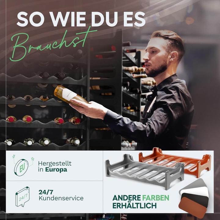 Produktbild Novaliv Weinregal (60 x 28 x 14 cm, 72 Fl.)