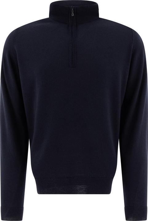 Produktbild John Smedley Merino wool "Tapton" half-zip sweater (M)