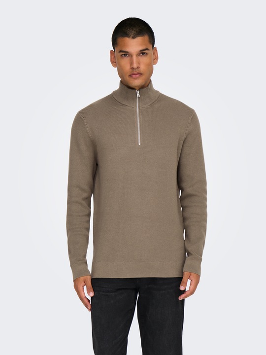 Produktbild Only & Sons Normal geschnitten Hoch geschlossen Pullover Strickpullover (XL)