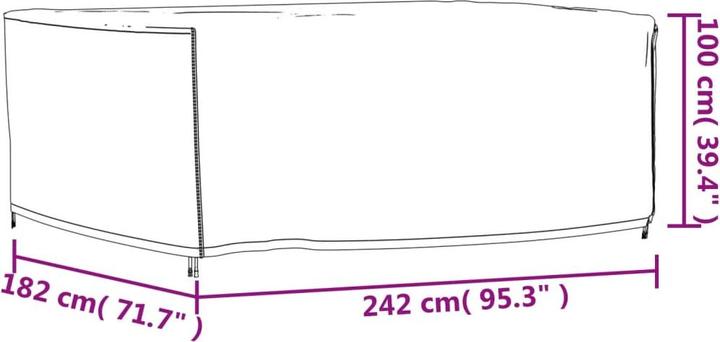 Produktbild VidaXL Gartenmöbel-Abdeckung