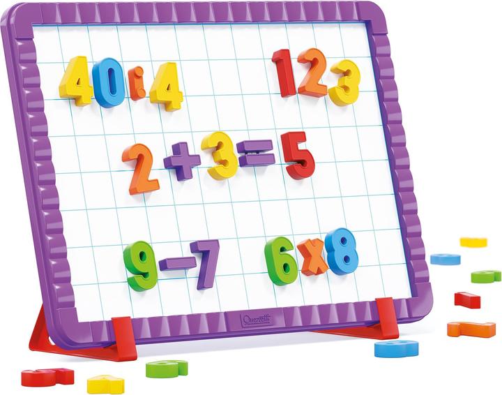 Actual product image Quercetti Magnetic Numbers Starter Set (48 pieces)