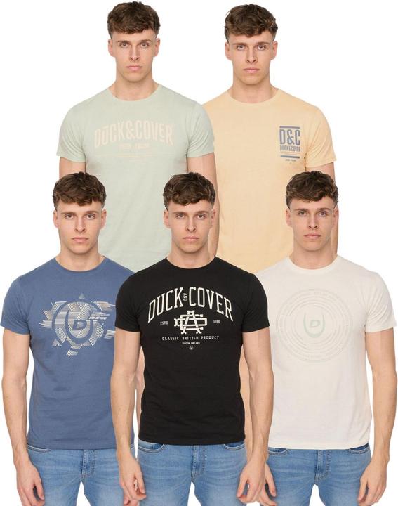 Produktbild Duck and Cover Haltecks TShirt (5erPack) (L)