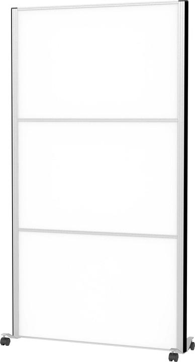 Maul Cloison acoustique MAULconnecto 9621195 blanc 100,0 x 182,0 cm avec roulettes (100 x 182 cm)