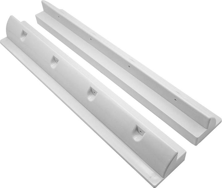 Actual product image Offgridtec ABS retaining spoiler 590mm white pre-drilled incl. stainless steel screws (Solar system mounting material)