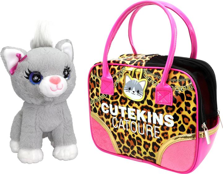 Immagine prodotto Cutekins Gatto di peluche con borsa per il trasporto, 35044