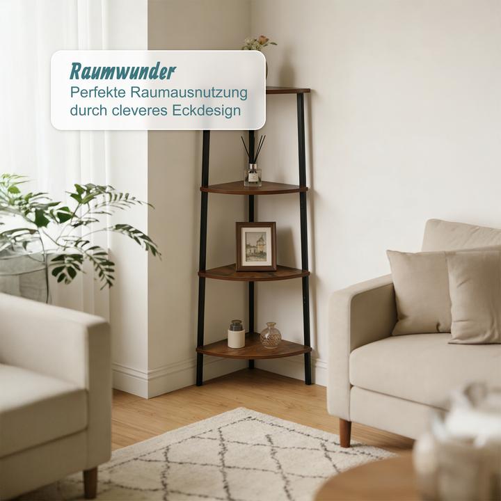 Produktbild Relaxdays Eckregal (44.50 x 31.50 x 125 cm)