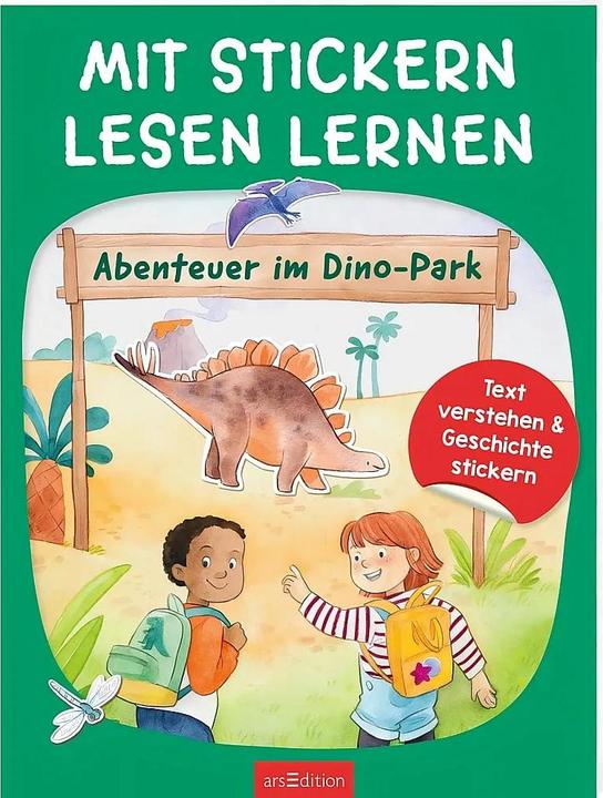 Produktbild Mit Stickern Lesen lernen – Abenteuer im Dino-Park