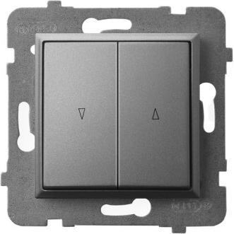 Ospel ŁP-7U/m/70, Taster + Schalter, Grau