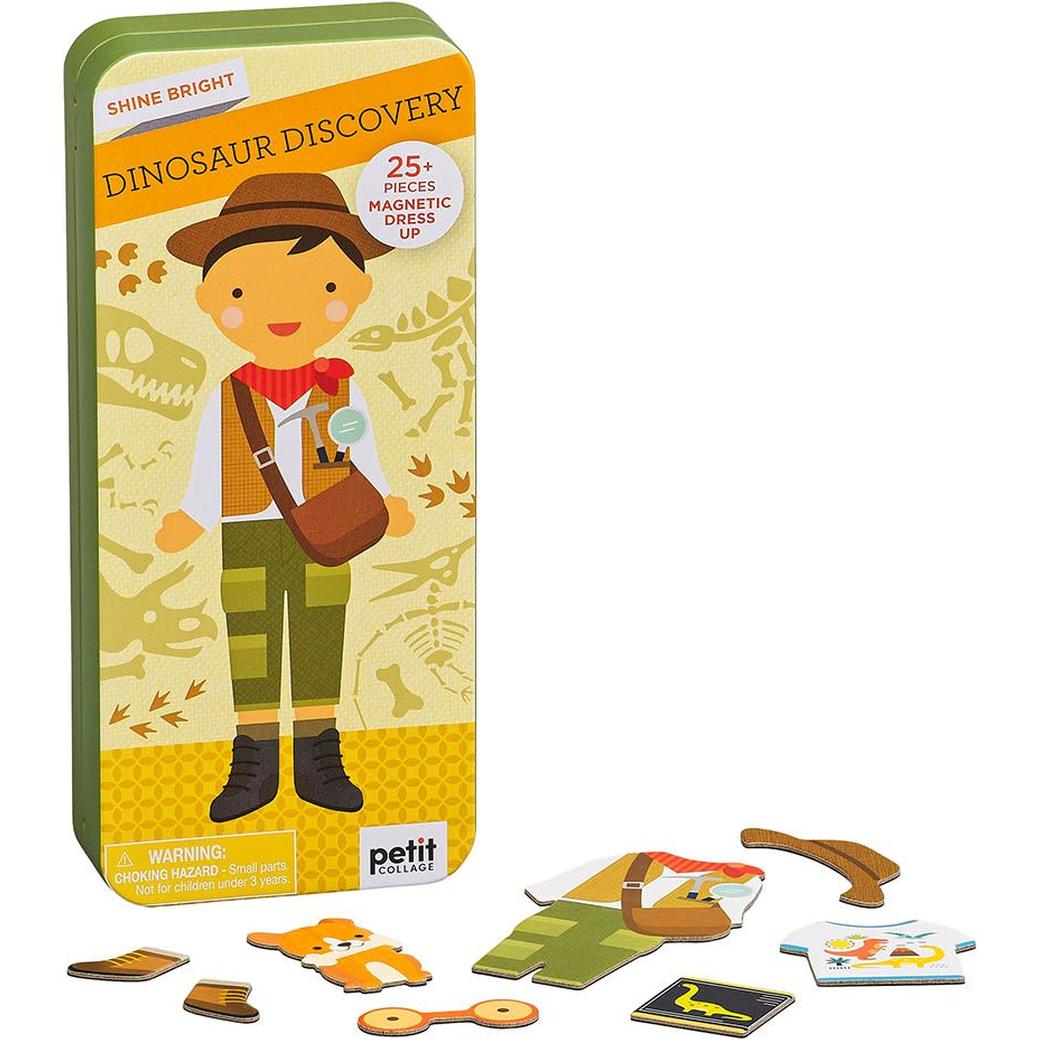 Petitcollage Magnetspiel dress up Archäologen (Englisch) (PTC478)