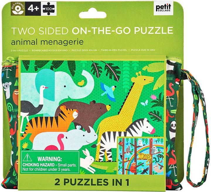 Immagine prodotto Petitcollage Animali da viaggio puzzle 100 pezzi (100 pezzi)