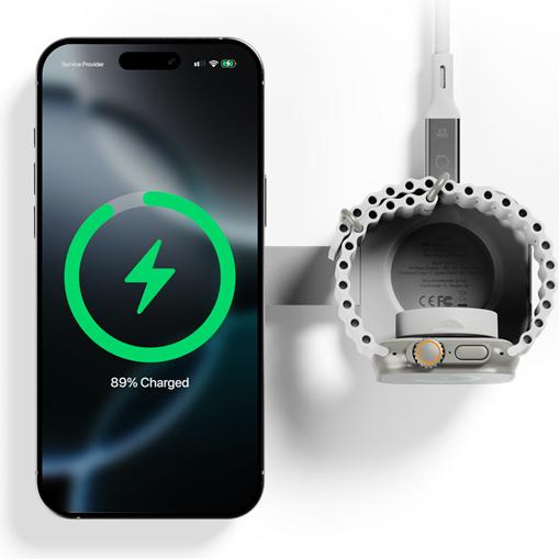 Produktbild LINQ Connects mit Powerbank 10000mAh Foldable Wireless Charger 2in1 Charcoal White