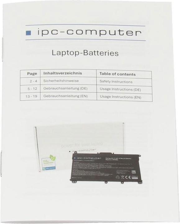 Actual product image IPC A1707 (6 cubicles, 6700 mAh)
