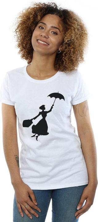Immagine prodotto Disney Mary Poppins Flying Silhouette Maglietta Donna (M)