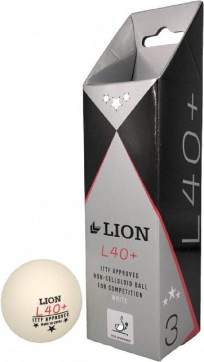 Produktbild Lion L40+ 3erPack TischtennisBälle (3 Stk.)