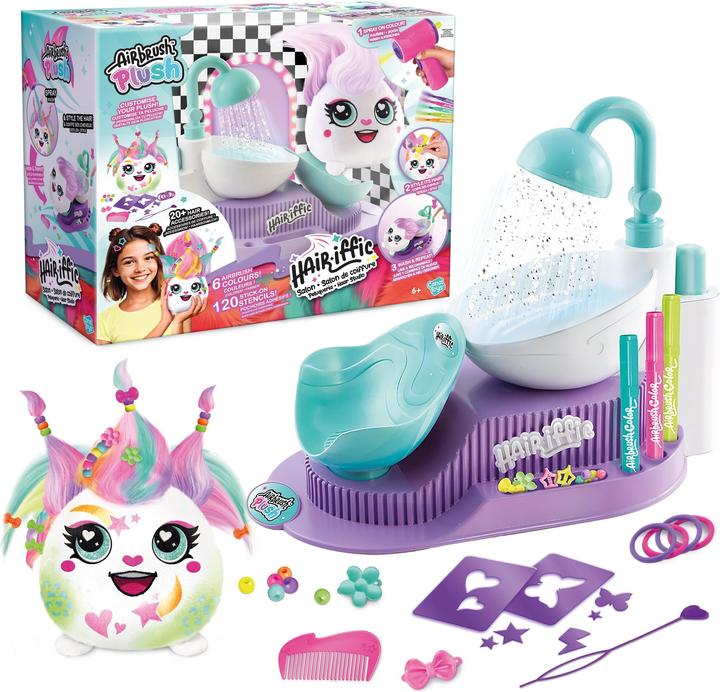 Actual product image Canal Toys Hairiffic Hairstyling Salon Airbrusch Plüsch