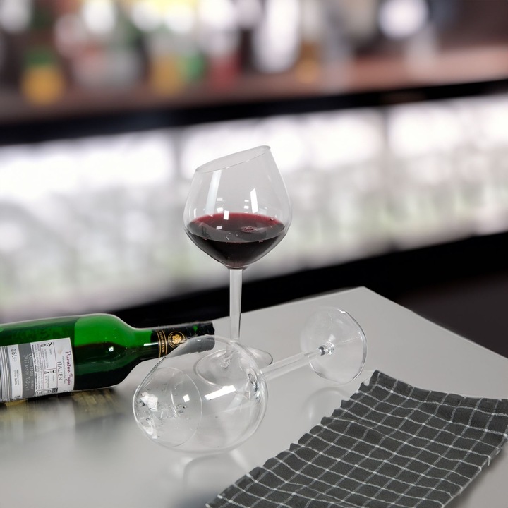 Immagine prodotto Intirilife Bicchieri da vino con un tocco di modernità (47 cl, 2 Occhiali, Bicchieri da vino bianco, Bicchieri da vino rosso, Set di bicchieri da vino)