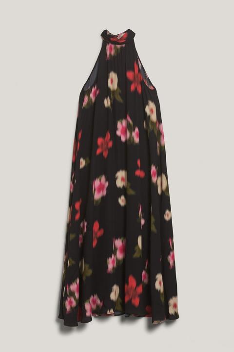 Image du produit GANT Robe imprimée fleurs à col bénitier (40)