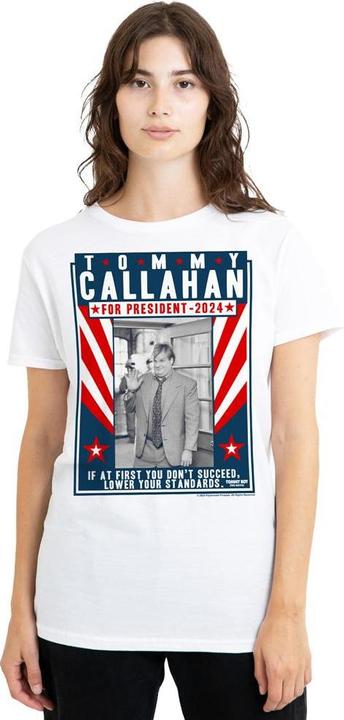 Actual product image Unisex Adult Callahan For President 2024 Lower Your Standards T-Shirt (M)