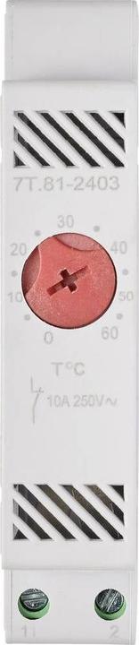 Produktbild Tru Components Thermostat TC-7T.81-240NC 1 Öffner (L x B x H) 88.8 x 47.8 x 17. (Potentiometer)
