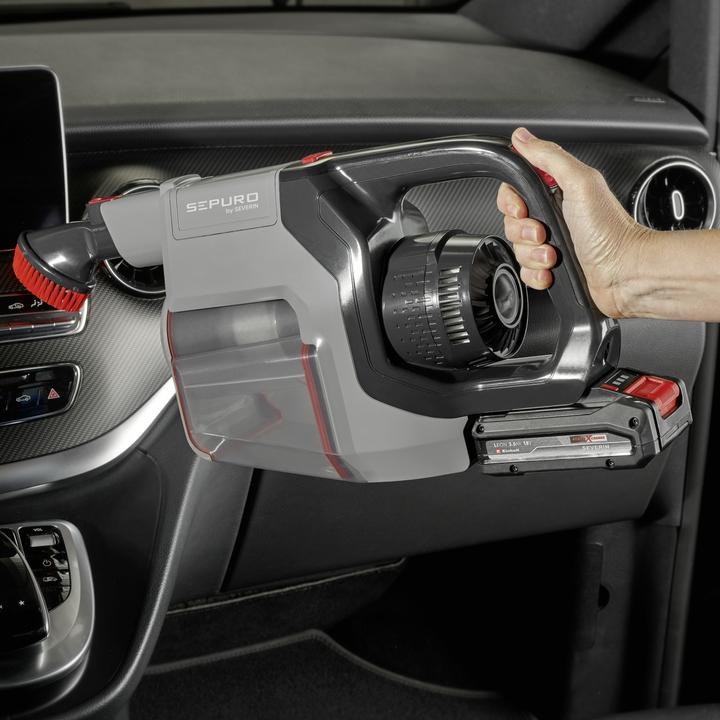Actual product image Severin HV 7184 Battery-powered hand hoover 18 V Bagless, incl. rechargeable battery