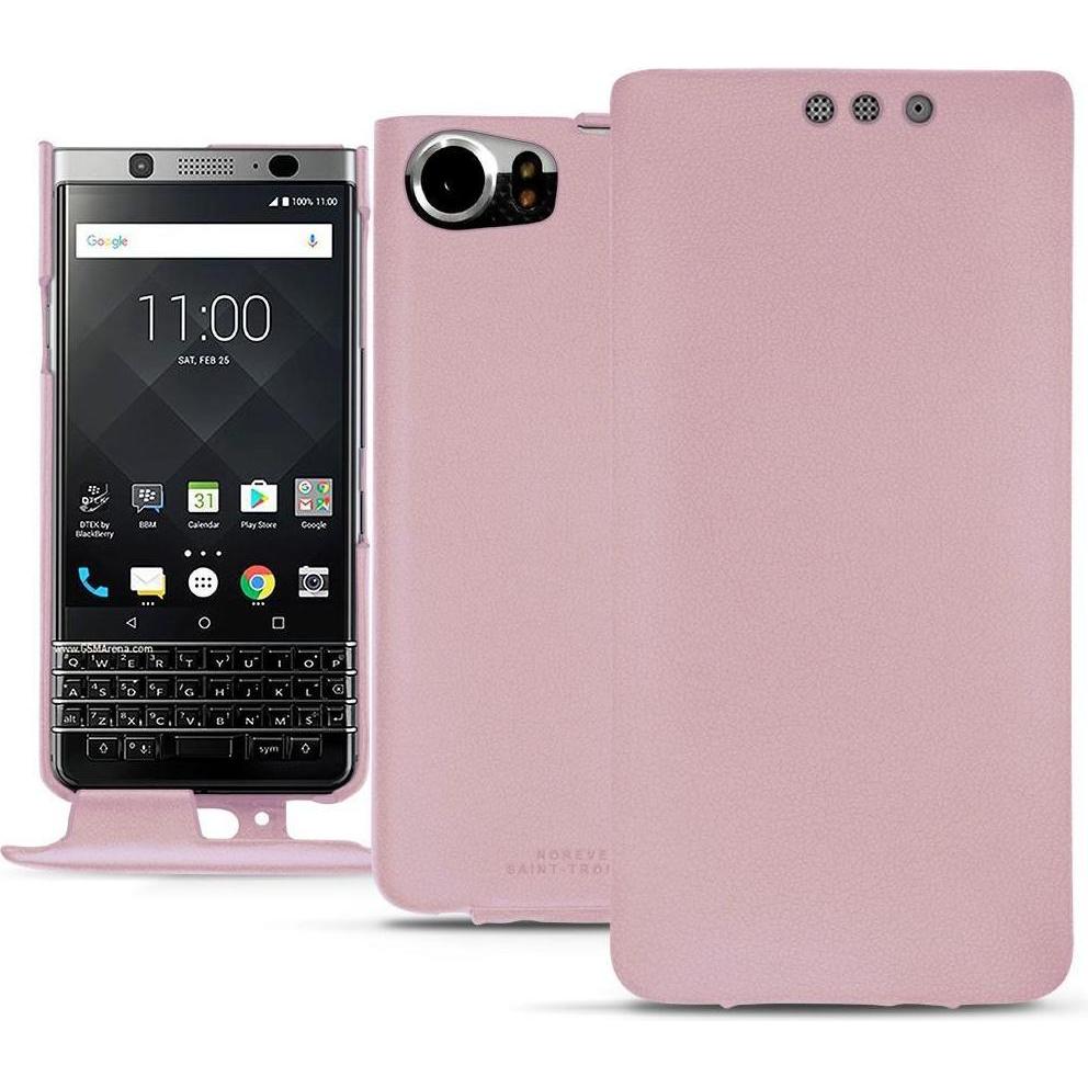 Thumbnail - Noreve Lederschutzhülle vertikal (Blackberry KEYone), Smartphone Hülle, Rosa
