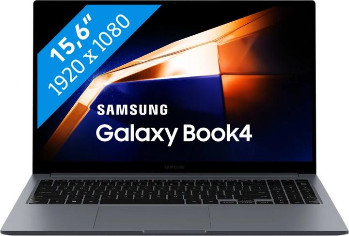 Produktbild Samsung BOOK4 15,6I CORE 7 16GB 512GB GRAU QWERTY (15.60", 512 GB, 16 GB, Eng. Int., Intel Core 5 120U)