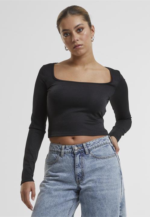 Image du produit Urban Classics Pull crop top manches longues femme (L, S)