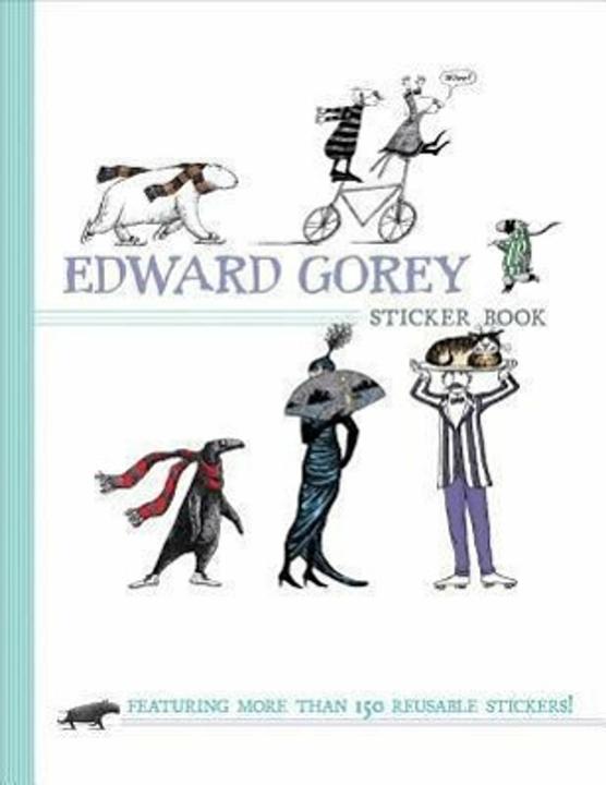 Actual product image Edward Gorey Sticker Book