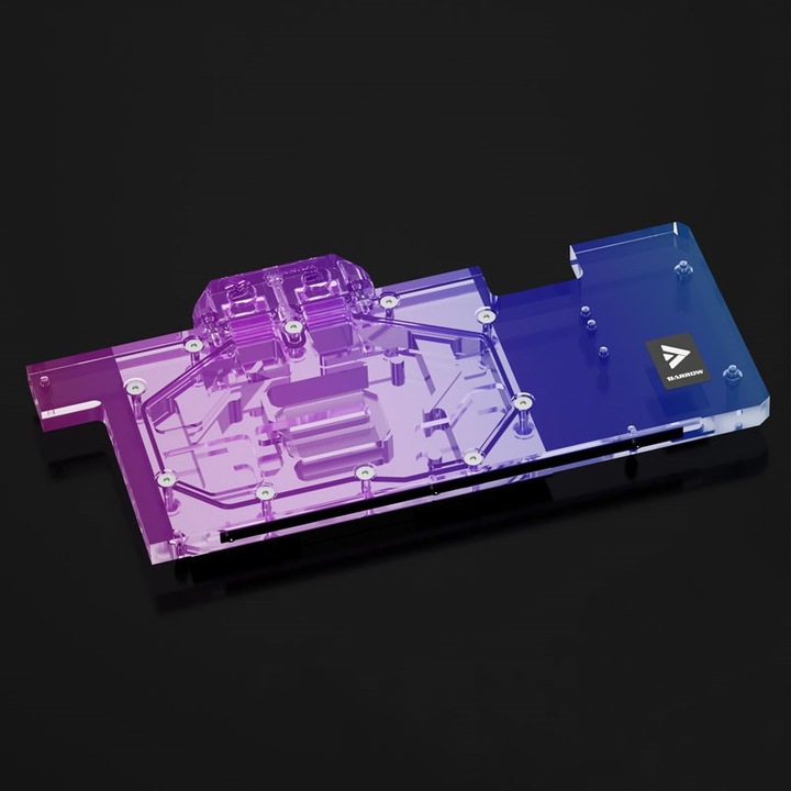 Produktbild Barrow LRC2.0 full coverage GPU Water Block for ASUS TUF 3070 Aurora RGB - Acryl