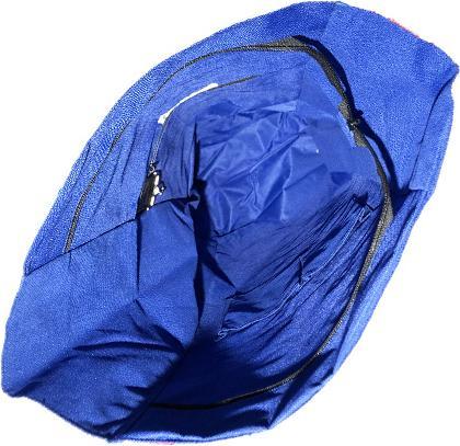 Actual product image Bekos Upcycling - Kurierrucksack aus recycelten Fischfuttersäcke weiss (40 l)