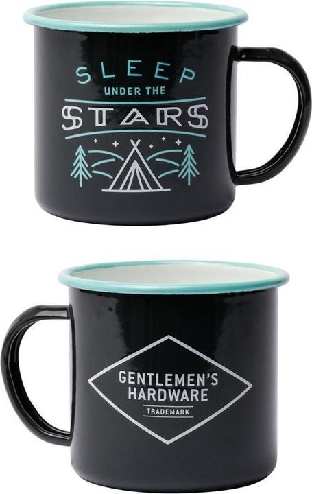 Actual product image Gentlemen's Hardware Enamel Mug Stars