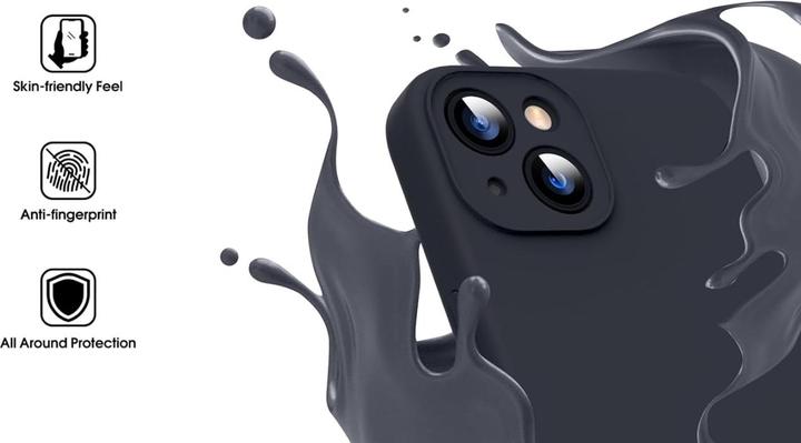 Actual product image Screenguard Apple iPhone 15 Plus Liquid Silicone Camera Protector Case (Apple iPhone 15 Plus)