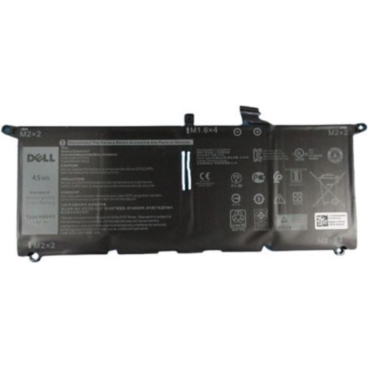Dell Battery, 45WHR, 4 Cell (4 Zellen), Notebook Akku, Schwarz