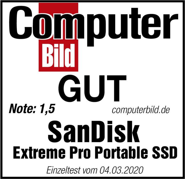 Produktbild SanDisk Extreme Pro Portable V1 (1 TB)