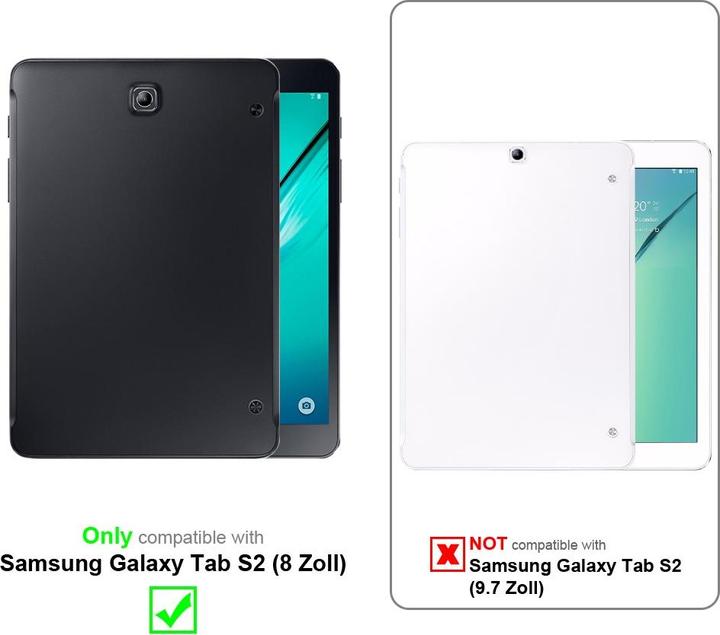 Actual product image Cadorabo Chain case for Samsung Galaxy Tab S2 (8 Zoll) necklace cover adjustable