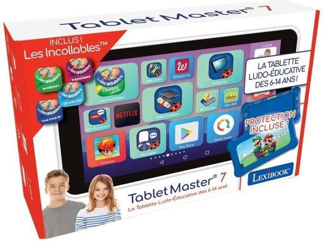 Immagine prodotto Lexibook Tablet LexiTab Master da 7 pollici con contenuti educativi e cover protettiva Super Mario Versione (7", 1 GB, Super Mario)